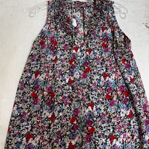 CAbi Vibrant Floral Blouse